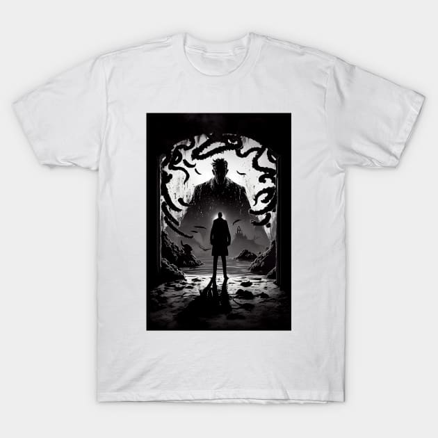 Enigmatic Elegance: The Unsettling Beauty of an Eerie Artistic Masterpiece T-Shirt by styleandlife